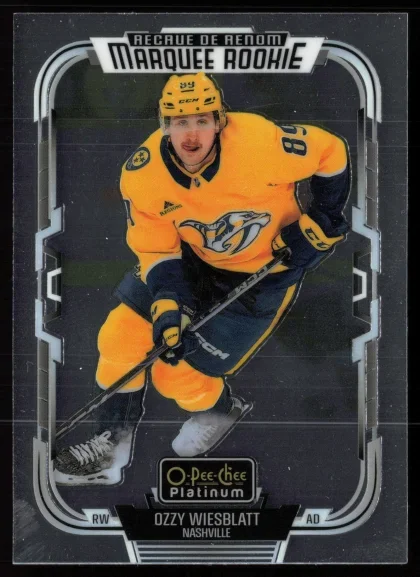 2025 2025-26 O-Pee-Chee Platinum Ozzy Wiesblatt Hockey card — Front