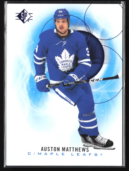2020 2020-21 SP Auston Matthews Hockey card — Front