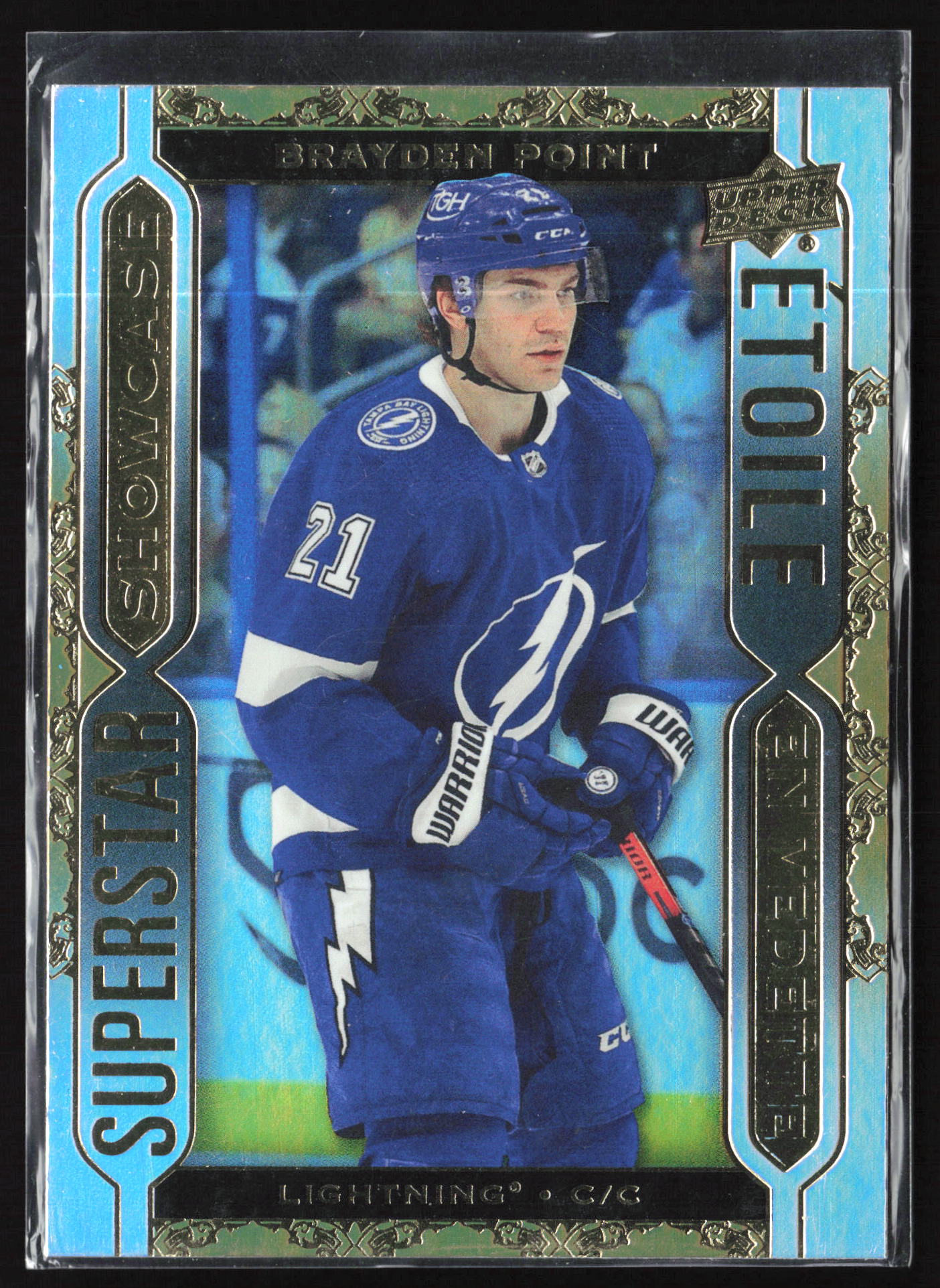 2022 2022-23 Upper Deck Tim Hortons Brayden Point Hockey card front — Card Source Canada