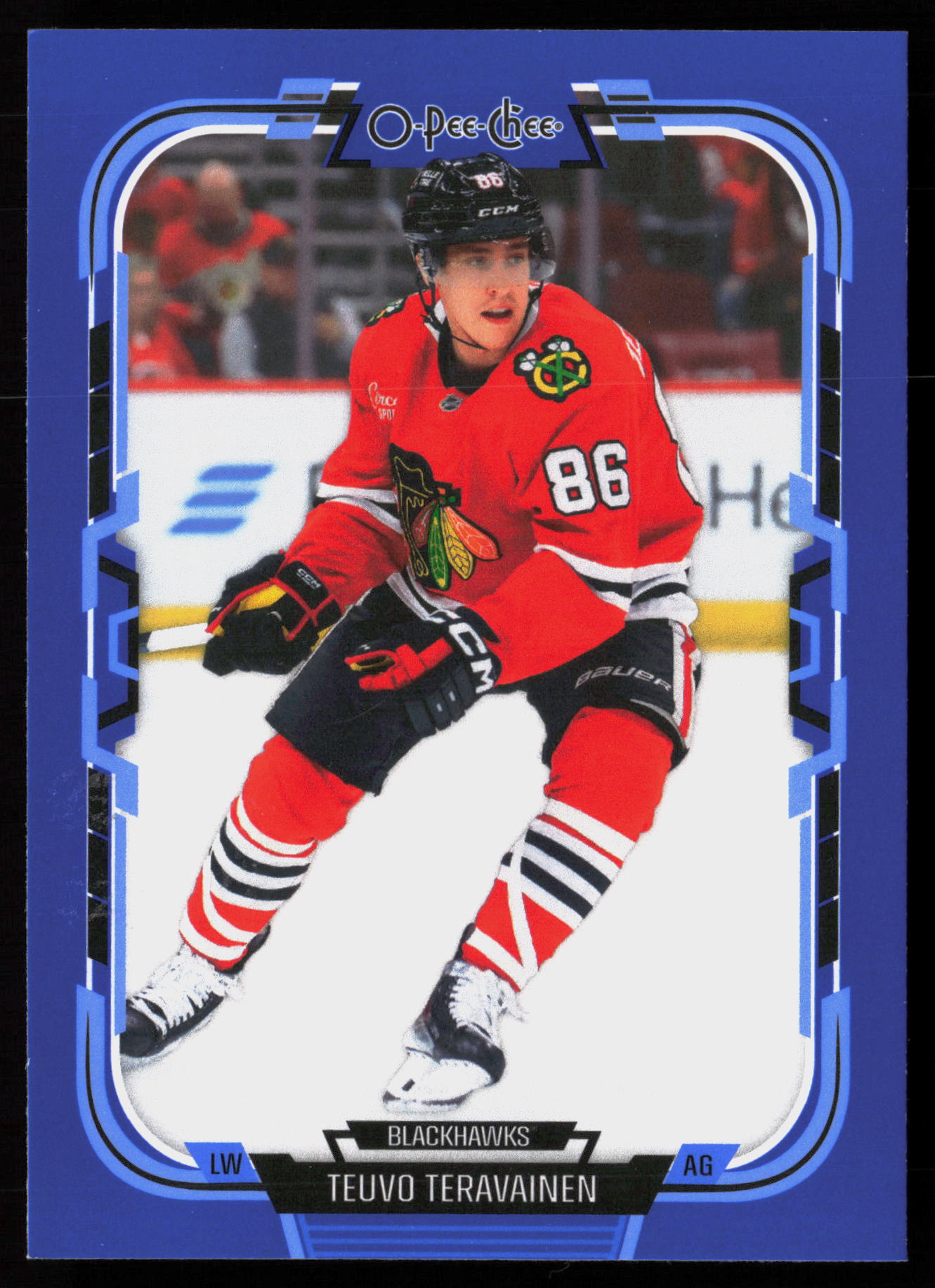 2025 2025-26 O-Pee-Chee Teuvo Teravainen Hockey card front — Card Source Canada