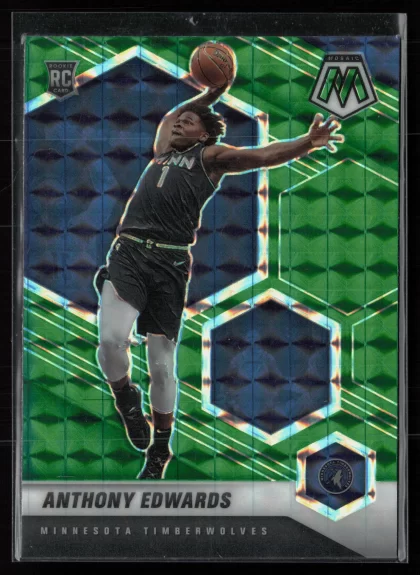 2020 2020-21 Panini Mosaic Anthony Edwards Basketball card — Front