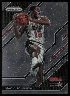 2022 2022-23 Panini Prizm Magic Johnson Basketball card front — Card Source Canada