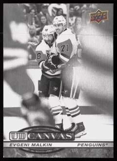 2025 2025-26 Upper Deck Evgeni Malkin Hockey card front — Card Source Canada