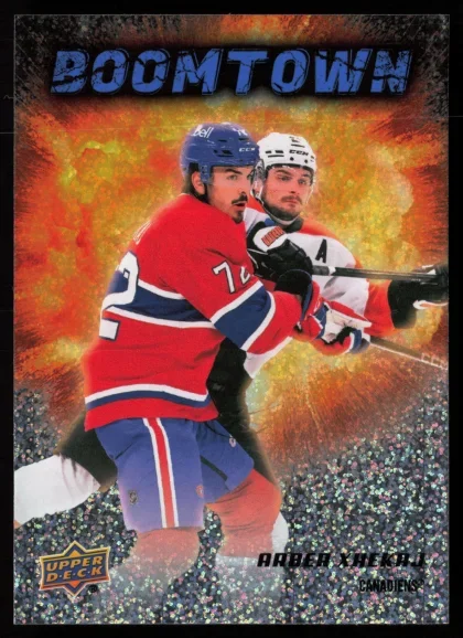 2025 2025-26 Upper Deck Arber Xhekaj Hockey card — Front