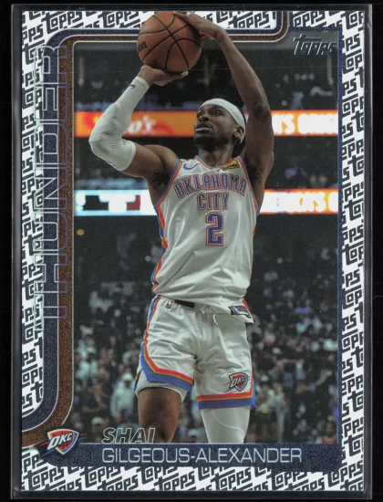2025 2025-26 Topps Shai Gilgeous-Alexander Basketball card — Front