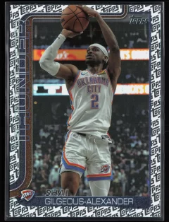 2025 2025-26 Topps Shai Gilgeous-Alexander Basketball card front — Card Source Canada