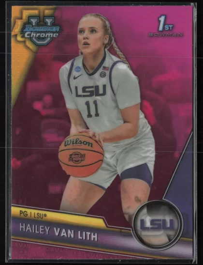 2023 2023-24 Bowman University Chrome Hailey van Lith Basketball card — Front