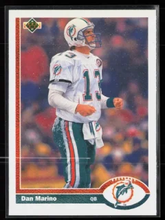 1991 1991 Upper Deck Dan Marino Football card front — Card Source Canada