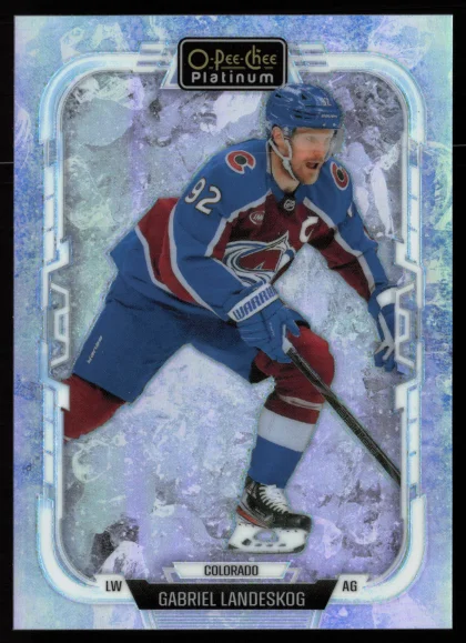 2025 2025-26 O-Pee-Chee Gabriel Landeskog Hockey card — Front