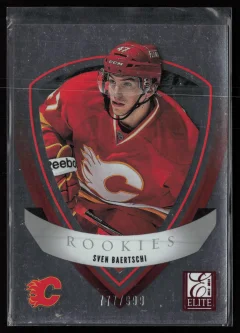 2012 2012-13 Panini Rookie Anthology Sven Baertschi Hockey card front — Card Source Canada