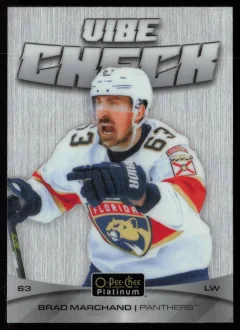 2025 2025-26 O-Pee-Chee Platinum Brad Marchand Hockey card front — Card Source Canada