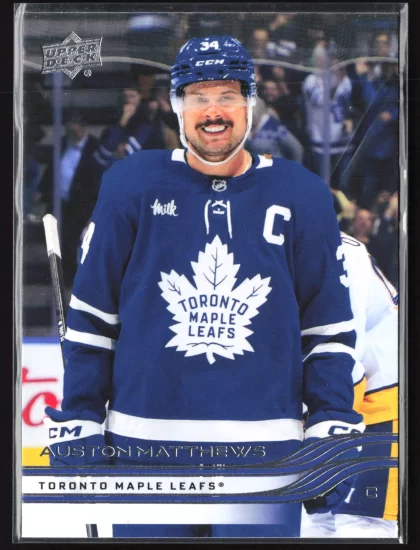 2025 2025-26 Upper Deck Auston Matthews Hockey card — Front