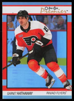 2025 2025-26 O-Pee-Chee Garnet Hathaway Hockey card front — Card Source Canada