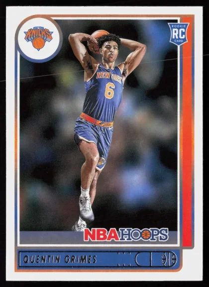 2021 2021-22 Hoops Quentin Grimes Basketball card — Front