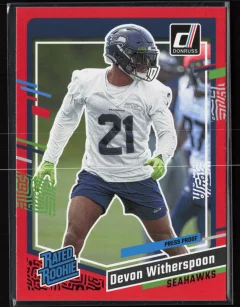 2023 2023 Donruss Devon Witherspoon Football card front — Card Source Canada