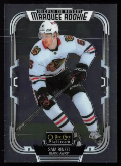 2025 2025-26 O-Pee-Chee Platinum Sam Rinzel Hockey card front — Card Source Canada