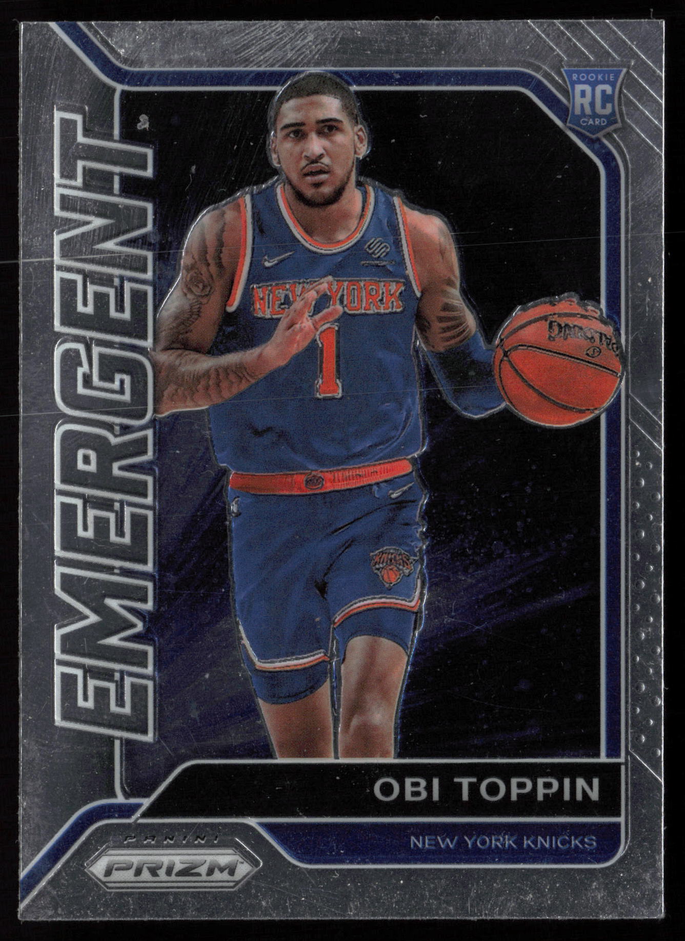 2020 2020-21 Panini Prizm Obi Toppin Basketball card front — Card Source Canada