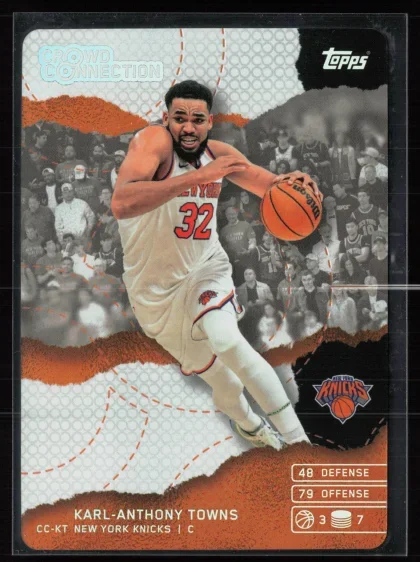 2025 2025-26 Topps Match Attax Karl-Anthony Towns Basketball card — Front