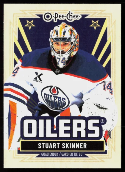 2025 2025-26 O-Pee-Chee Stuart Skinner Hockey card — Front
