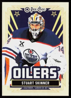 2025 2025-26 O-Pee-Chee Stuart Skinner Hockey card front — Card Source Canada