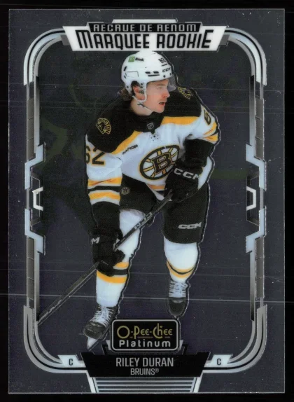 2025 2025-26 O-Pee-Chee Platinum Riley Duran Hockey card — Front