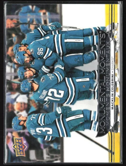 2025 2025-26 Upper Deck Tim Hortons Macklin Celebrini Hockey card — Front