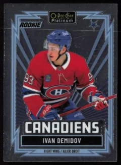 2025 2025-26 O-Pee-Chee Platinum Ivan Demidov Hockey card front — Card Source Canada