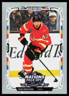 2025 2025-26 O-Pee-Chee Brad Marchand Hockey card front — Card Source Canada