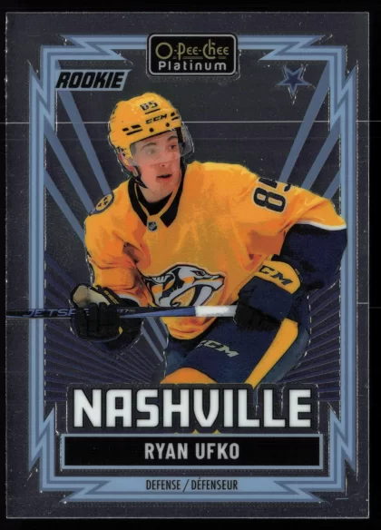 2025 2025-26 O-Pee-Chee Platinum Ryan Ufko Hockey card — Front