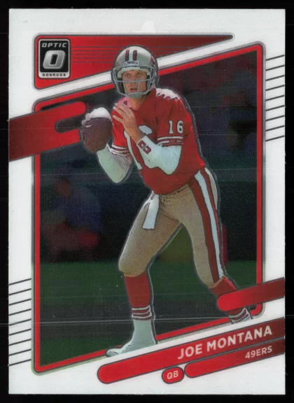 2021 2021 Donruss Optic Joe Montana Football card — Front