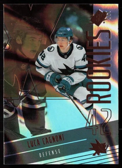 2025 2025-26 SPx Luca Cagnoni Hockey card — Front