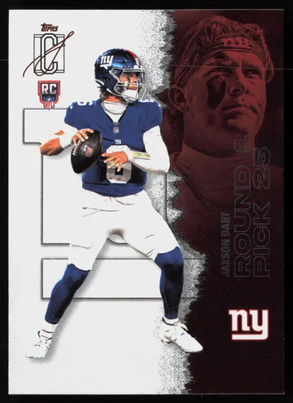 2025 2025 Topps Signature Class Jaxson Dart Football card — Front