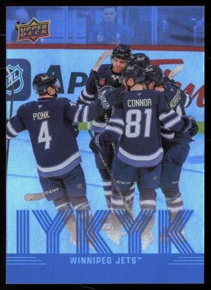 2025 2025-26 Upper Deck Winnipeg Jets Hockey card — Front