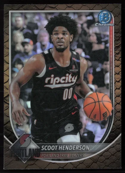 2025 2025-26 Bowman Scoot Henderson Basketball card — Front