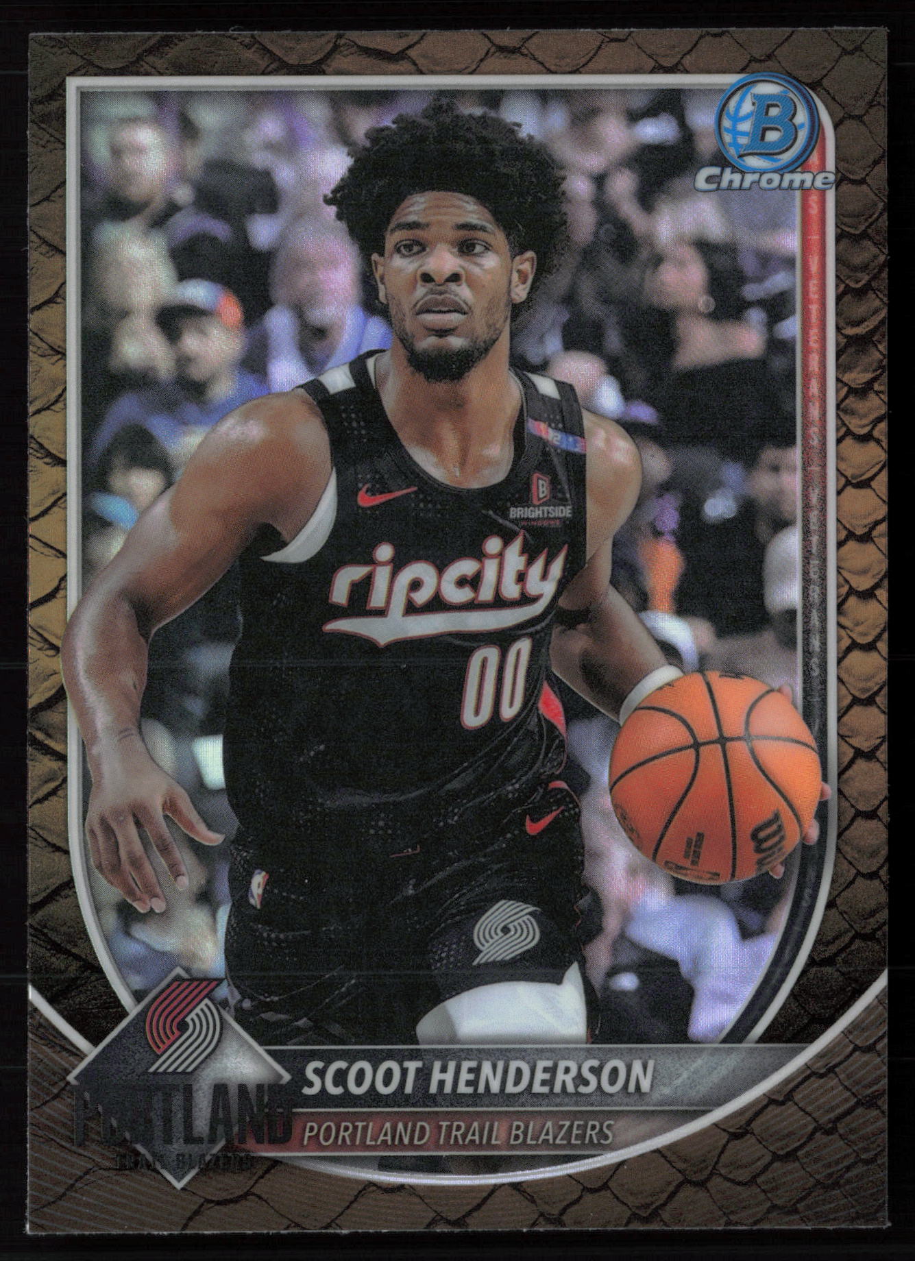 2025 2025-26 Bowman Scoot Henderson Basketball card front — Card Source Canada