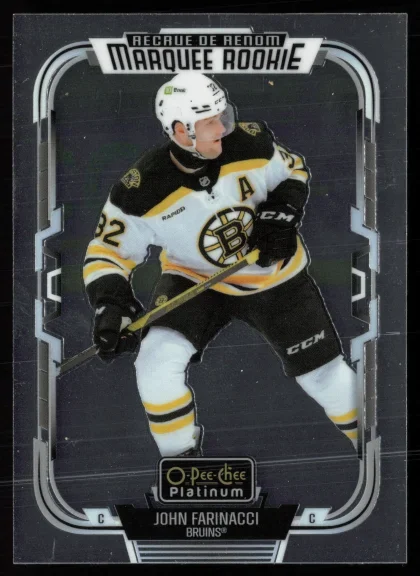 2025 2025-26 O-Pee-Chee Platinum John Farinacci Hockey card — Front