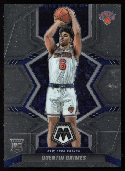 2021 2021-22 Panini Mosaic Quentin Grimes Basketball card — Front