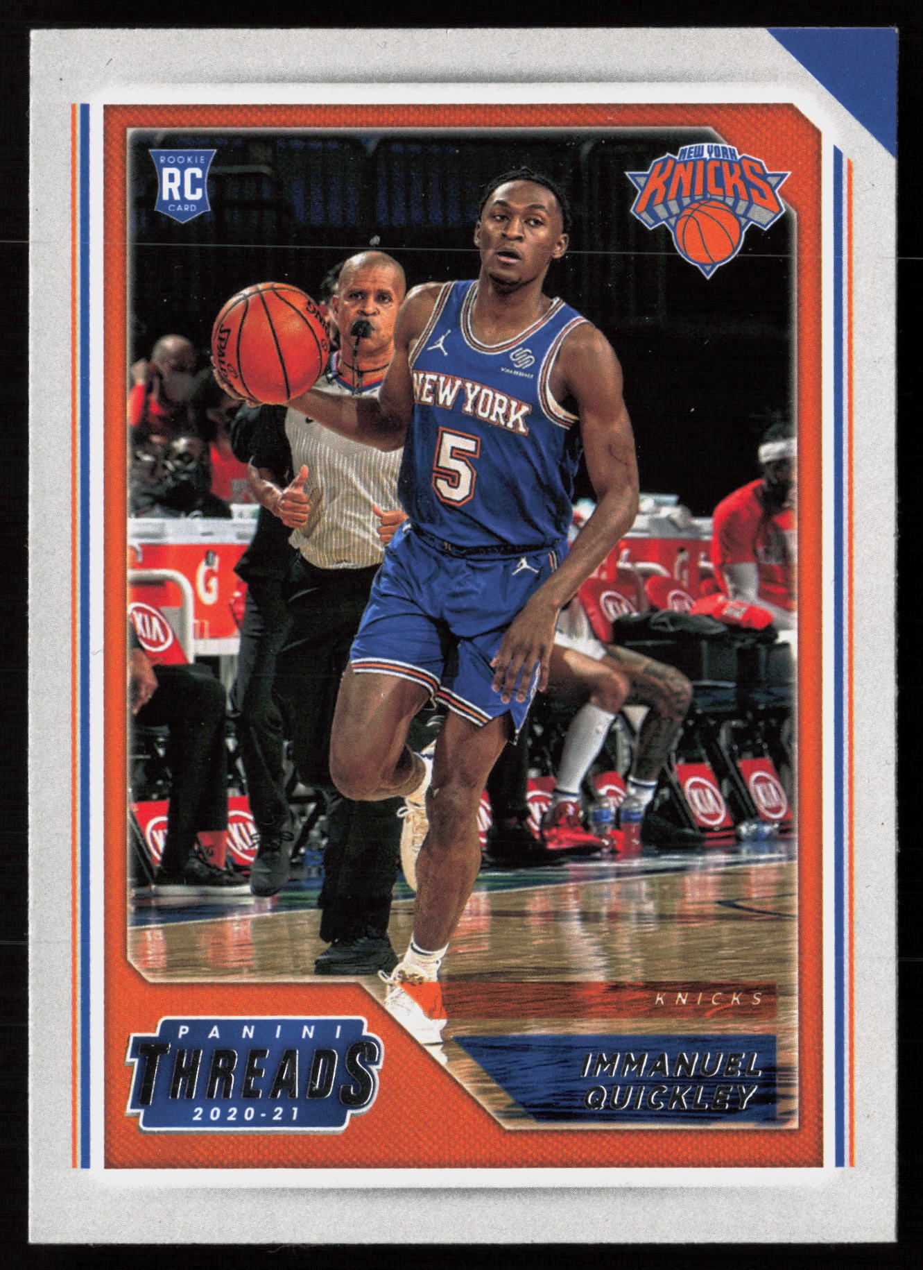 2020 2020-21 Panini Chronicles Immanuel Quickley Basketball card front — Card Source Canada