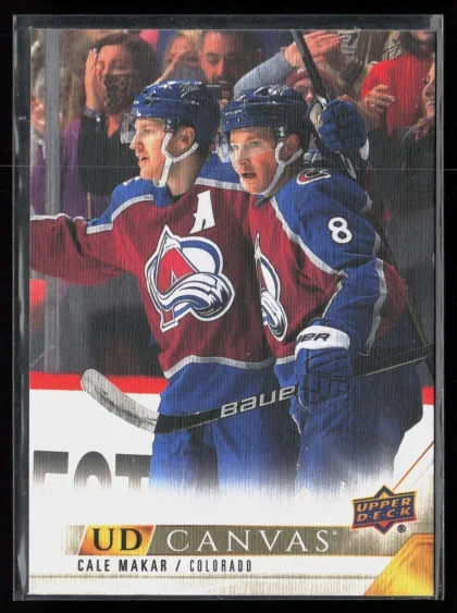 2022 2022-23 Upper Deck Cale Makar Hockey card — Front