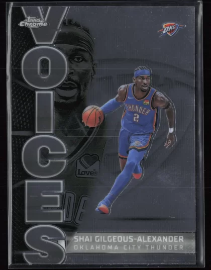 2025 2025-26 Topps Chrome Shai Gilgeous-Alexander Basketball card — Front