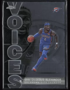 2025 2025-26 Topps Chrome Shai Gilgeous-Alexander Basketball card front — Card Source Canada