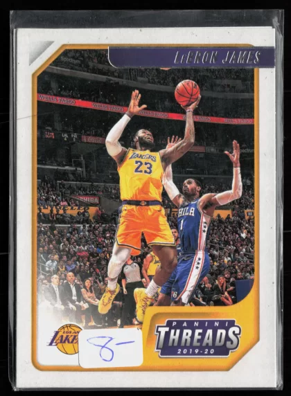 2019 2019-20 Panini Chronicles LeBron James Basketball card — Back thumbnail