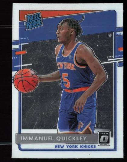 2020 2020-21 Donruss Optic Immanuel Quickley Basketball card — Front