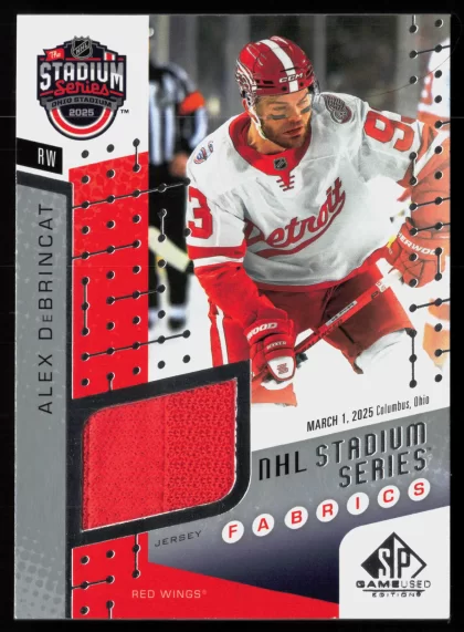2025 2025-26 SP Game Used Lucas Raymond Hockey card — Front