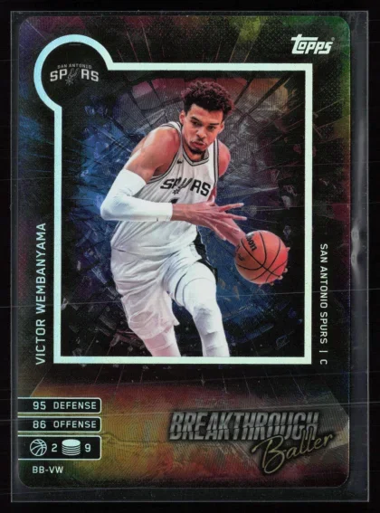 2025 2025-26 Topps Match Attax Victor Wembanyama Basketball card — Front