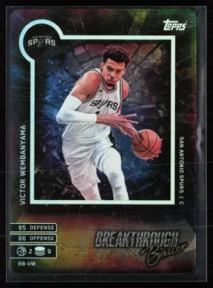 2025 2025-26 Topps Match Attax Victor Wembanyama Basketball card front — Card Source Canada
