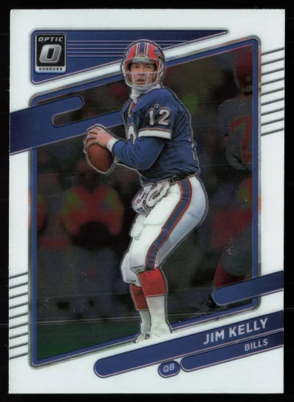 2021 2021 Donruss Optic Jim Kelly Football card — Front