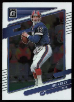 2021 2021 Donruss Optic Jim Kelly Football card front — Card Source Canada
