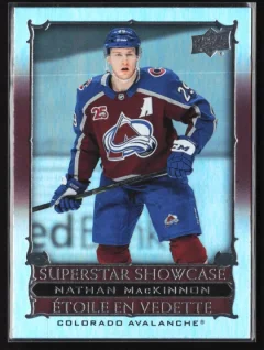 2021 2021-22 Upper Deck Tim Hortons Nathan MacKinnon Hockey card front — Card Source Canada