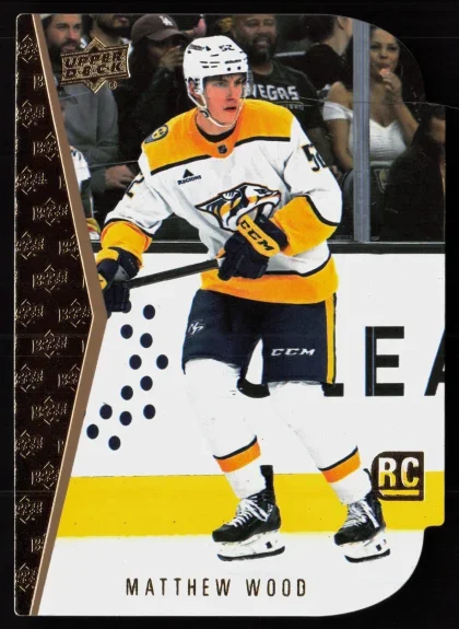2025 2025-26 Upper Deck Matthew Wood Hockey card — Front